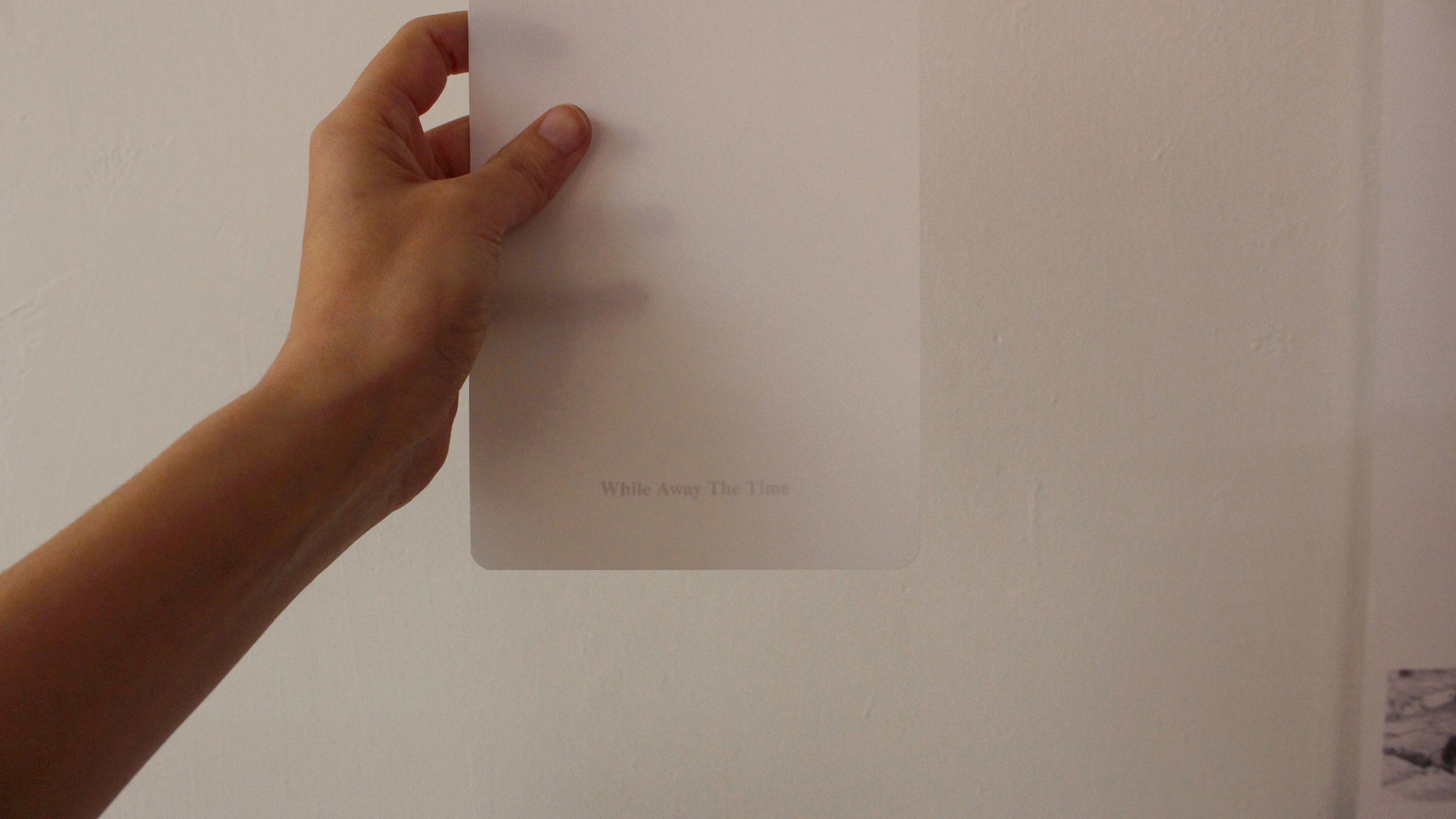 While Away the Time ~ Diary 2020 ~ Christos Lialios and Katerina Vazoura