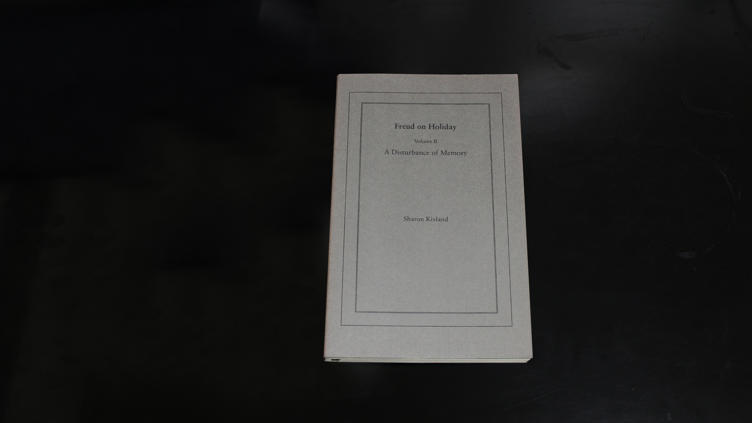 A Disturbance of Memory ~ Freud on Holiday – Volume II ~ Sharon Kivland