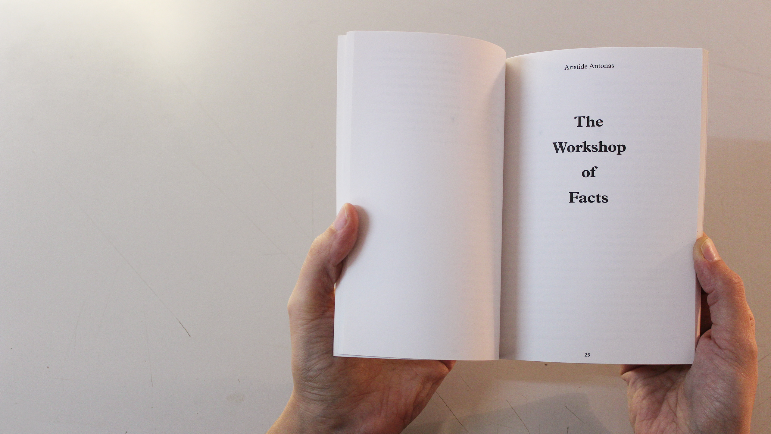 Between Facts and Politics ~ Vangelis Vlahos
