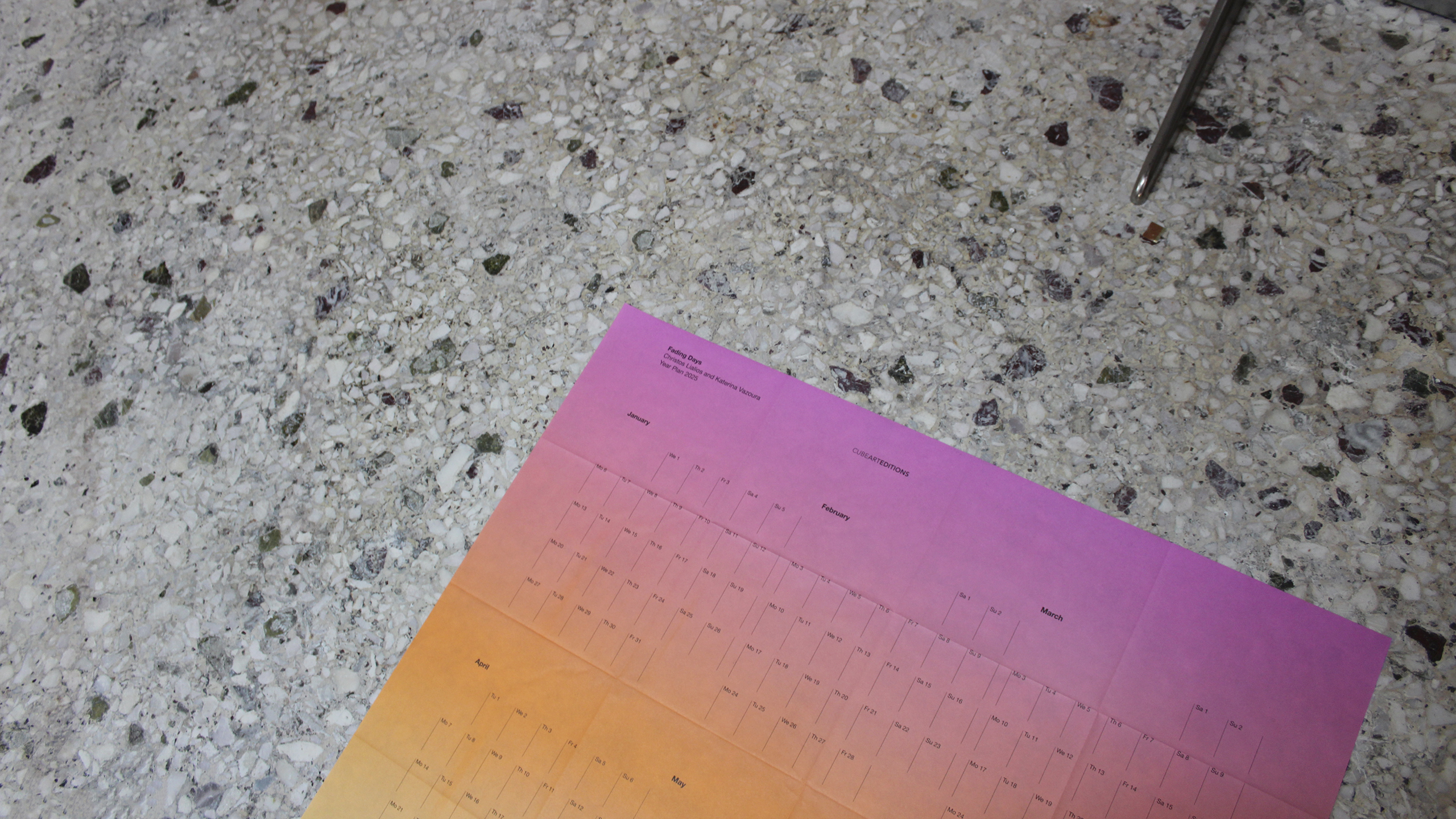 Fading Days ~ Diary 2025 ~ Christos Lialios and Katerina Vazoura